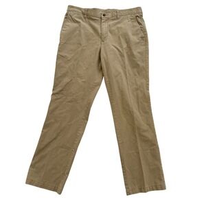 Duck Head Mens Khaki Gold School Chino Pants Tan Straight Leg 36 x 32 Cotton